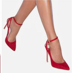 Sexy Red Slingback Heels